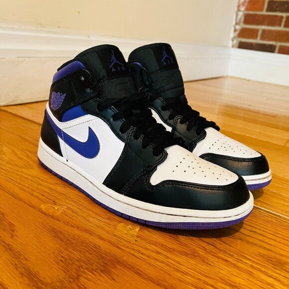 Air Jordan 1 Mid Purple Iris VNDS Sz 8.5 554724-095 - Picture 1 of 16
